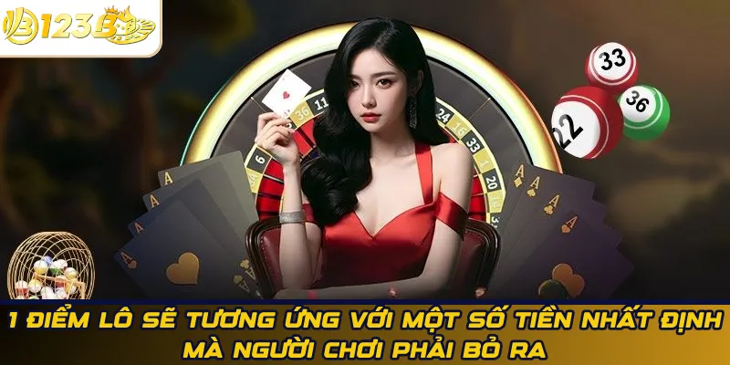 1 điểm lô sẽ tương ứng với một số tiền nhất định mà người chơi phải bỏ ra