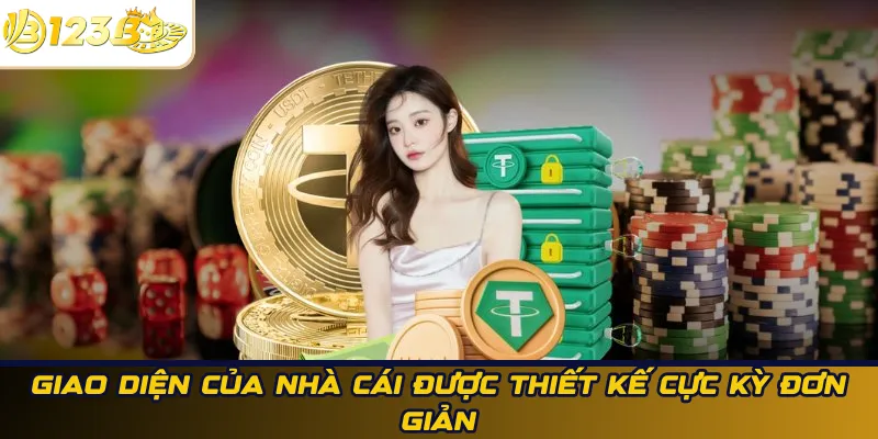 Giao diện của nhà cái được thiết kế cực kỳ đơn giản